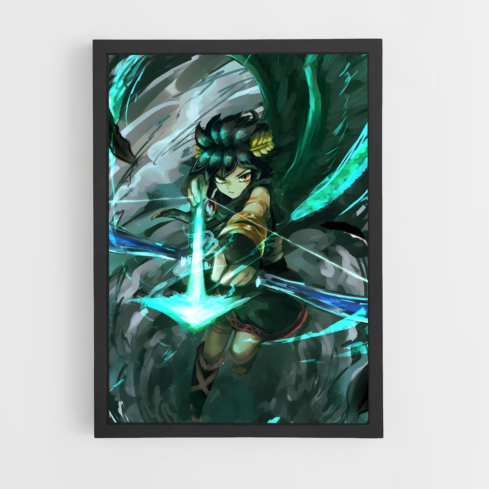 Poster Dark pit – affiche Super Smash Bros (vue 2)